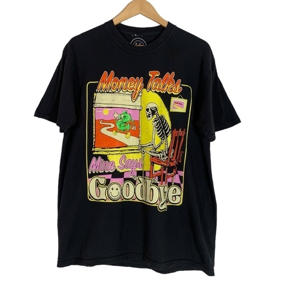 Boss Dog Art Dept. Money talks Graphic Tee Size Large - Picture 1 of 8